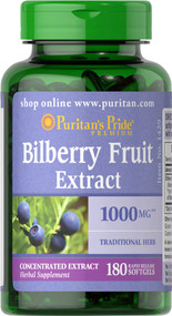 Item # 1429 / Bilberry Fruit Extract 250 mg 180s / 山桑子(藍莓)萃取物 250毫克 180粒