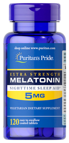 Item # 15746 / Melatonin 5mg 120s / 退黑色素5毫克 120粒 [EXP DATE有效日期 2/2026]