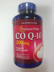 Item #50095 /  Co Q-10 200mg 240s / 輔酶Q-10 200 毫克 240粒