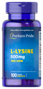 Item # 3060 / L-Lysine 500 mg 100s / 賴胺酸 500毫克 100粒