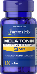 Item 7903 / Melatonin 3mg 120s / 褪黑激素3毫克 120粒