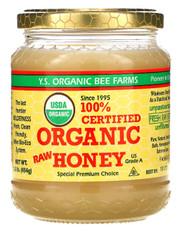Item #JC24 / 100% Certified Organic Raw Honey, 1.0 lb (454 g)/  100% 認證 有機生蜜1 磅（454 克）