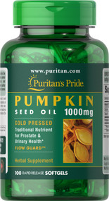 Item # 221 / Pumpkin Seed Oil 1000 mg 100s /  南瓜籽油 1,000毫克 100粒