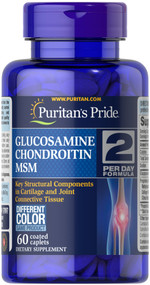 Item #17897 / Glucosamine, Chondroitin & MSM 2 per day formula 60s / 葡萄糖胺、軟骨素、MSM 每日2粒配方 60粒