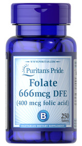  Item #1403 / Puritan's Pride Folic Acid 400 mcg 250s / 葉酸400微克250粒