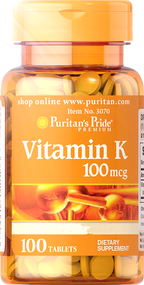  Item # 3070 / Vitamin K 100 mcg 100s / 維他命K 100微克100粒