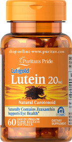  Item #4901 / Puritan's Pride Lutigold™ Lutein 20 mg (with 800 mcg Zeaxanthin) 60s  Lutigold™葉黃素 20毫克 (含玉米黃素 800微克) 60粒[EXP 有效日期 3/2026]