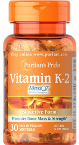 Item #64700 / Vitamin K-2 (MenaQ7) 100 mcg 30s / 維他命K2（MenaQ7）100微克30粒
