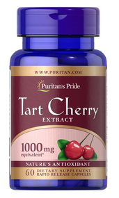 Item #31548 / Tart Cherry Extract 1000mg 60s /  酸櫻桃萃取物 1000毫克60粒