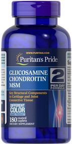  Item #17896 / Glucosamine, Chondroitin & MSM 2 per day formula 180s / 葡萄糖胺、軟骨素、MSM 每日2粒配方 180粒