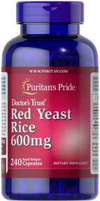 Item # 6213 / Puritan's Pride Red Yeast Rice 600 mg 240s / 紅麴米600毫克240粒