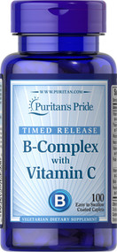 Item # 530 / Timed Release B-Complex with Vitamin C 100s / 維他命B雜及維他命C長效釋放配方100粒
