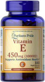 Item # 1781 / Vitamin E-1000 IU 100s / 維他命E 1,000 IU 100粒