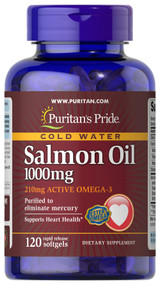 Item # 4461 / Omega-3 Salmon Oil 1000 mg (210 mg Active Omega-3)120s / 奧米加-3三文魚油1000毫克(含210毫克活性奧米加3)120粒