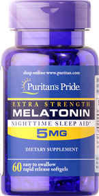 Item # 29623 / Extra Strength Melatonin 5 mg 60s / 特效褪黑激素 5毫克60粒