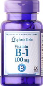 Item # 1670 / Vitamin B-1 100mg  100s/  維他命B-1 100毫克100粒