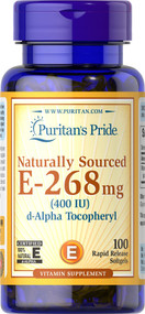Item #540 / Puritan's Pride Natural E-400IU 100s 天然E-400 IU 100粒