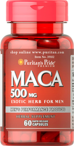 Item #39102 / Puritan's Pride Maca 500 mg 60s  瑪卡 500毫克 60粒[EXP 有效日期 4/2026] 