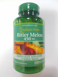 Item #50502 / Puritan's Pride Bitter Melon 450 mg 100s  苦瓜450毫克100粒  [EXP DATE有效日期 11/2026]  