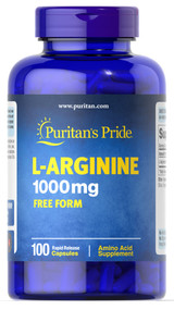 Item #50880 / Puritan's Pride L-Arginine 1000 mg Free Form 100s  L-精胺酸(自由形態) 1000毫克100粒