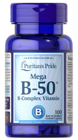 Item # 583 / Mega B-50® B-Complex Vitamin 100s / Mega B-50 綜合維他命B配方 100粒[EXP 有效日期 5 /2026]