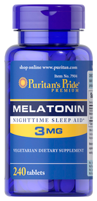 Item # 7904 / Melatonin 3mg 240s / 褪黑激素 3毫克 240粒