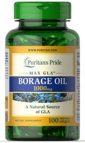 Item # 7732 / Borage Oil 1,000 mg 100s  琉璃苣油1,000毫克100粒 [EXP DATE有效日期 5/2026] 