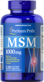 Item # 11893 / Puritan's Pride MSM 1000mg 120s  / 有機硫 1,000毫克 120粒
