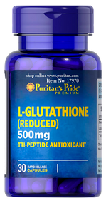 Item # 17970 / L-Glutathione (Reduced) 500 mg 30s /  還原型L-穀胱甘肽 500毫克 30粒 