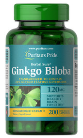 Item 4543 / Ginkgo Biloba 120mg 200s / 銀杏葉萃取物 120 毫克 200粒