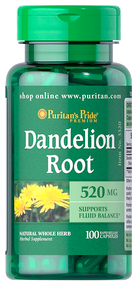 Item #3320 / Dandelion Root 520 mg 100s  / 蒲公英根520毫克100粒