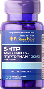 Item #5315 / 5-HTP 100 mg 60s / 5-羥基色胺酸 100 毫克 60粒 [EXP 有效日期 12/2026]