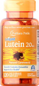 Item #4904 / Lutigold™ Lutein 20 mg (with 800 mcg Zeaxanthin)120s / 葉黃素 20 毫克 120粒