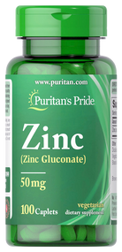 Item #2060 / Zinc (zinc gluconate) 50mg 100s /  螯合鋅片 50毫克 100粒