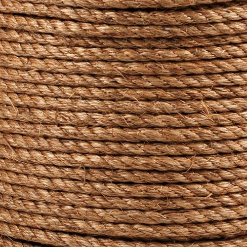 GCP Products Manila Rope 3/4In X 100Ft, Twisted Hemp Rope 3/4Inch