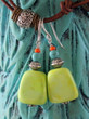 Yellow Turquoise Gypsy Earrings
