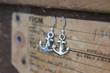 Silver Anchor Earrings by Ever Designs Jewelry