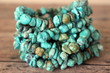 As Seen In Vogue Magazine - Turquoise Boho Bracelet Stack (Double) - Includes 4 Bracelets - www.everdesigns.com