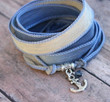 Anchor Ribbon Wrap Bracelet