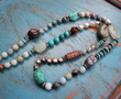 Mixed Gemstone Luxury Knotted Necklace