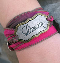 Dream - Silk Ribbon Wrap Bracelet