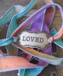 Loved - Silk Ribbon Wrap Bracelet