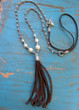 Leather Fringe Tassel Bohemian Necklace
