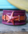 Starfish Leather Cuff