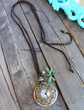 Dragonfly Pocket Watch Necklace