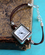 Delicate Leather Watch Bracelet