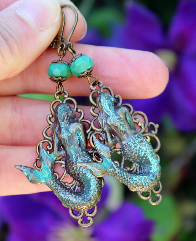 Mermaid Earrings - Ever Designs Jewelry