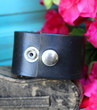 The future belongs to those who believe in the beauty of their dreams Recycled Leather Cuff