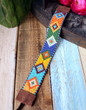 Colorful Aztec Motif Hand Loomed Beaded Bracelet