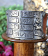 Our Beliefs Don't make Us Better People Recycled Leather Cuff
